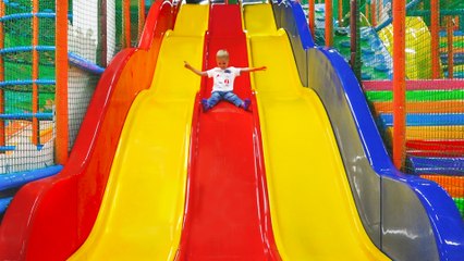 Indoor Playground Family Fun Play Area for kids playing & Baby Nursery Rhymes Song