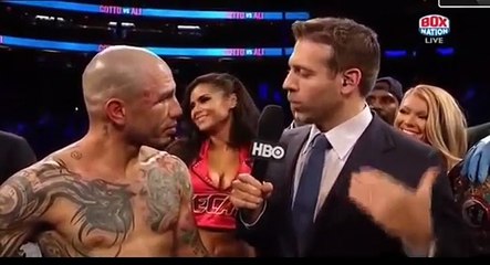 Miguel Cotto Retire Post Fight Interview 2017-12-02