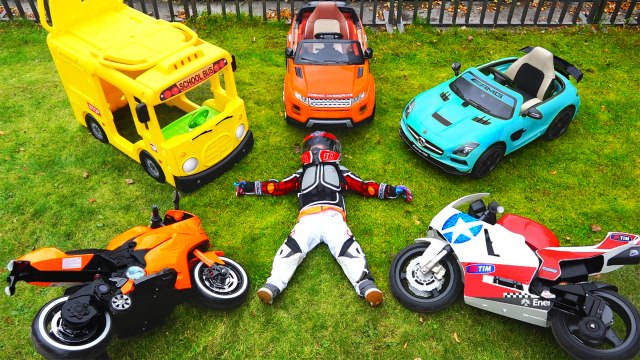 Funny BABY Unboxing And Assembling The Sport Bike - Ride On Mini Pocket POWER WHEEL