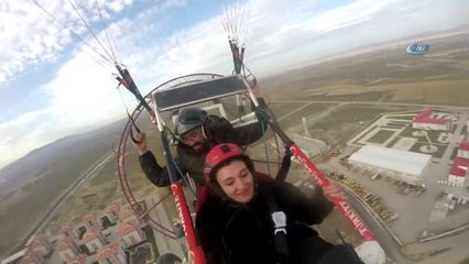 Engelliler Paramotor ile Hayatlarının En Büyük Heyecanını Yaşadılar