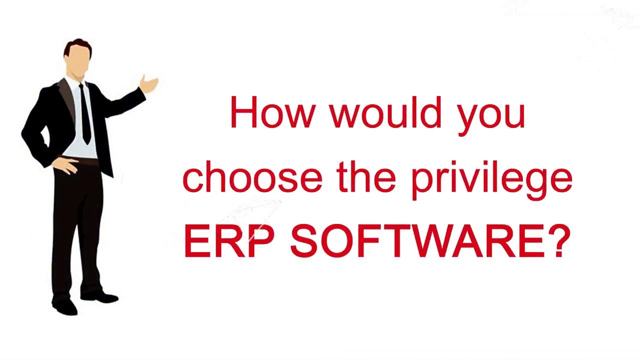 How would you choose the privilege ERP SOFTWARE - Tech Integra ERP