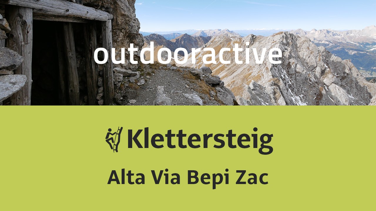 Klettersteig: alta via bepi zac