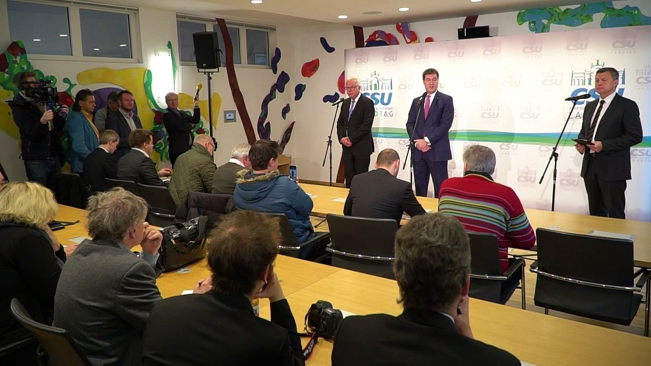 Seehofer und Söder sollen neues CSU-Spitzenduo bilden