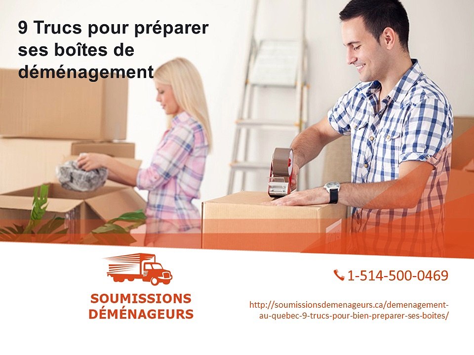 9 trucs pour bien préparer vos boîtes de déménagement