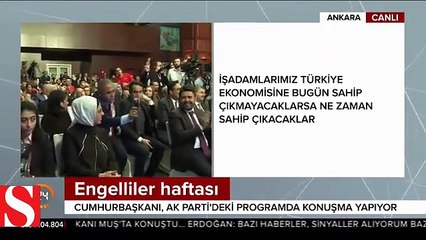 Cumhurbaşkanı Erdoğan bir sonraki programının sunuculuğunu engelli kadının yapmasını istedi