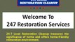 Mold Removal, Sewage Removal, Fire Damage Restoration Services by 247 Local Restoration Cleanup