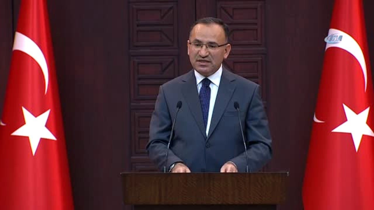 Başbakan Yardımcısı ve Hükümet Sözcüsü Bekir Bozdağ: "(Afrin'e Muhtemel Operasyon) Burada...