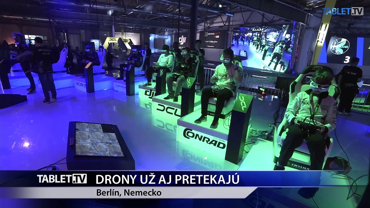 Drony už neslúžia len na filmovanie, začínajú aj pretekať