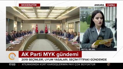 AK Parti MYK toplanıyor