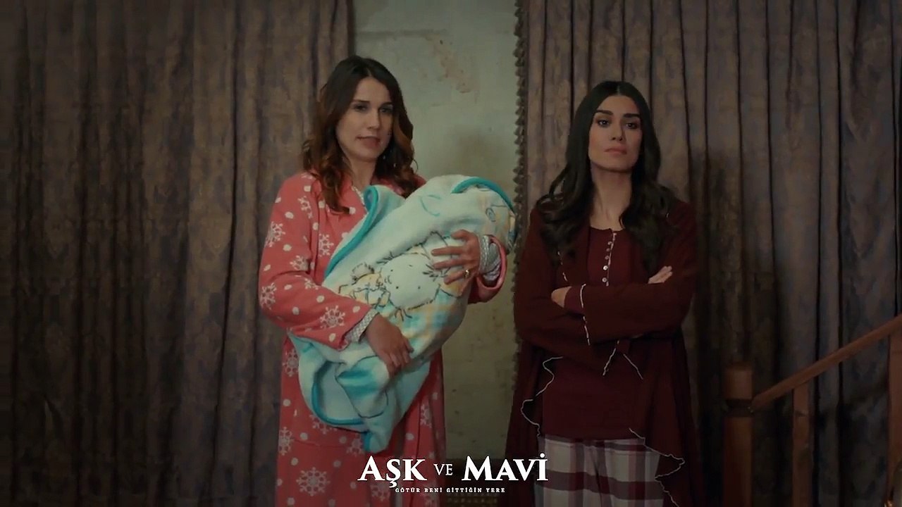 Aşk ve Mavi 43.Bölüm - Demirhan bebek, Ali ve Cemal’e emanet!