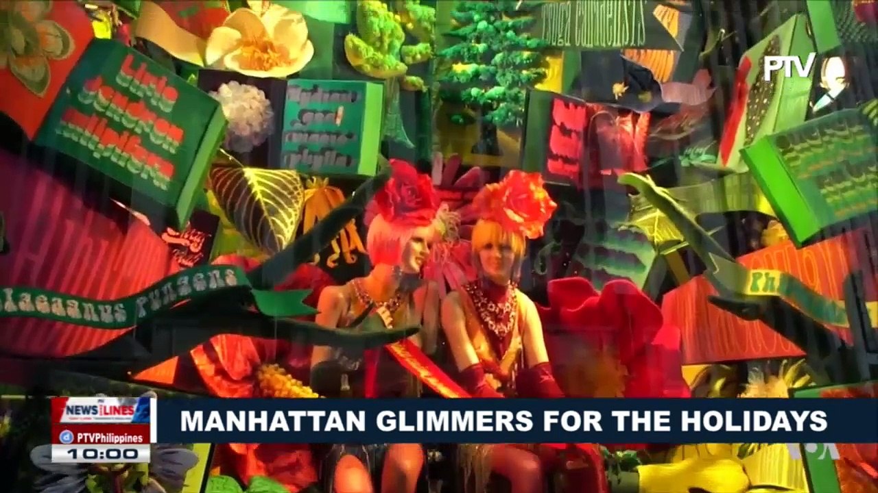 GLOBAL NEWS | Manhattan glimmers for the holidays