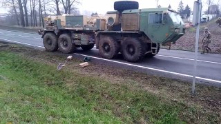 US Army in Poland with small logistic problems