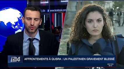 Affrontements à Qusra : un Palestinien gravement blessé