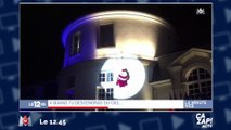 Le Père Noël chute d'un immeuble !