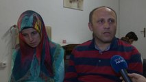 Türkische Familie auf der Flucht: 