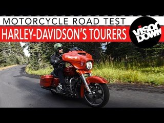 Harley-Davidson's 2017 tourer range, with the new 'Milwaukee-Eight' engine