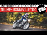 Triumph Bonneville T100 Review Motorcycle Road Test | Visordown Motorcycle Reviews