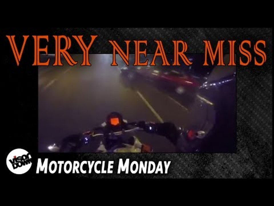 Motorcycle VERY near collision | Motorbike Monday