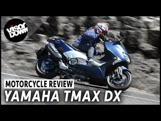 Скачать видео: Yamaha TMAX DX first ride review | Visordown Motorcycle Reviews