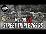 Bike Comparison Yamaha MT-09 vs Triumph Street Triple 765 RS Bike Review Road Test | Which is best?