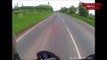 Motorcyclist collides with bird at high speed motorcycle video | Motorbike Monday