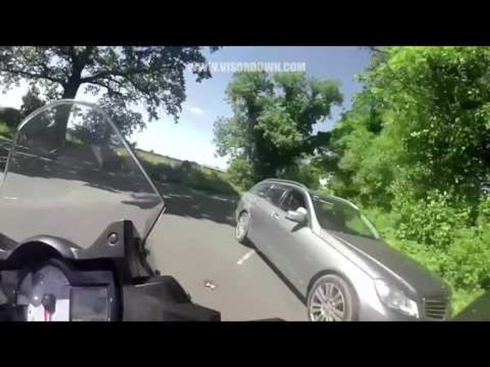 Motorcycle Helmet Cam: near miss at junction | | Motorbike Monday