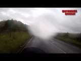 Motorcyclist gets distracted by fogged visor and ends up in ditch | Motorbike Monday