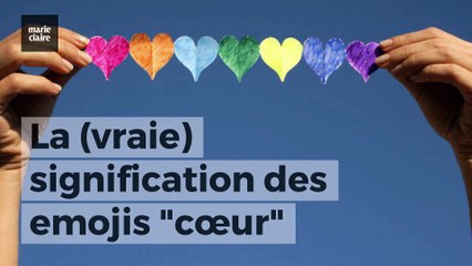 La vraie signification des emojis coeur