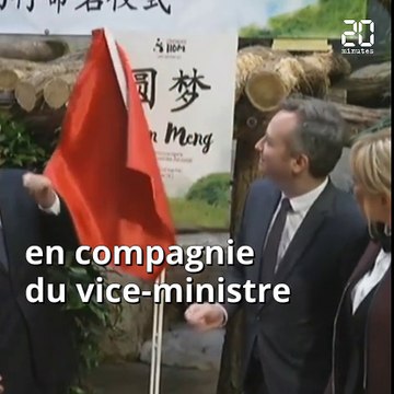 Brigitte Macron a baptisé le bébé panda du zoo de Beauval