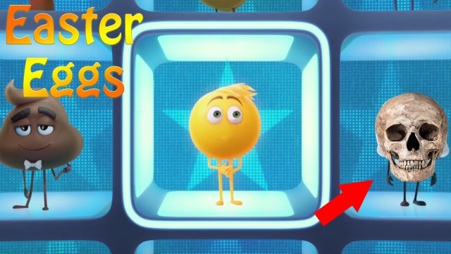 Emoji Movie Easter EGGS, GAGS AND HIDDEN REFERENCES IN TRAILERS'