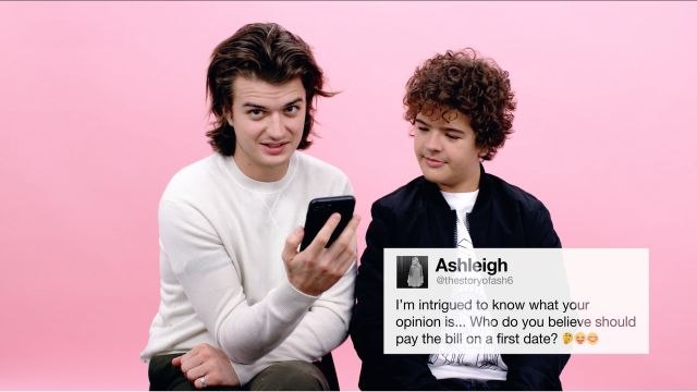 Stranger Things’ Gaten Matarazzo and Joe Keery Give Advice to Strangers on the Internet