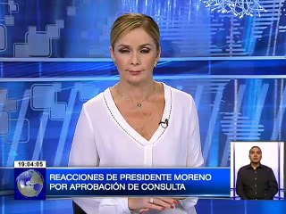 Reacciones del Presidente Moreno por aprobación de Consulta