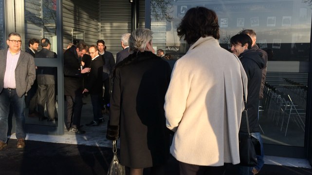 Hervé Morin visite l'entreprise Vans Théault