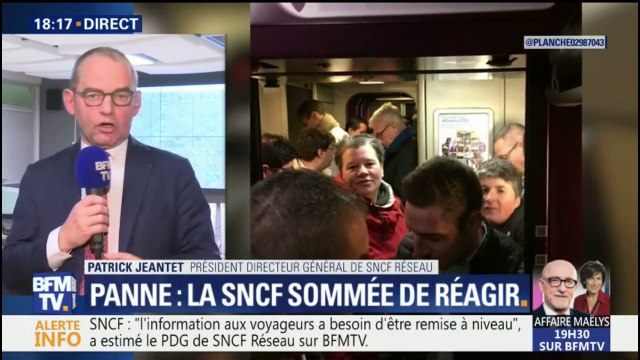 L’intégralité des billets pour les retards supérieurs à 3h seront remboursés , dit Jeantet, PDG de SNCF Réseau