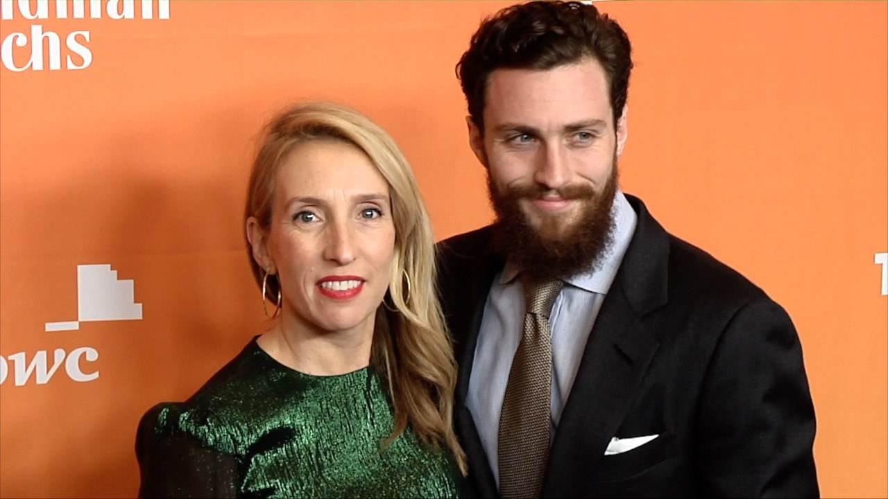 Aaron Taylor-Johnson and Sam Taylor-Johnson 2017 TrevorLIVE LA Gala Red Carpet
