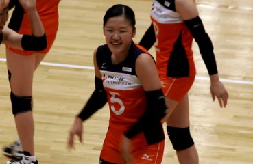 中田香澄選手(Kasumi Nakada)ﾌﾟﾚｽﾃｰｼﾞ･ｲﾝﾀｰﾅｼｮﾅﾙ ｱﾗﾝﾏｰﾚ【女子ﾊﾞﾚｰﾎﾞｰﾙVﾁｬﾚﾝｼﾞﾘｰｸﾞⅡ2017-2018】2017.11.11青山学院大学体育館