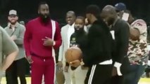 James Harden & Chris Paul Bet $200 on Half Court Shot Competition