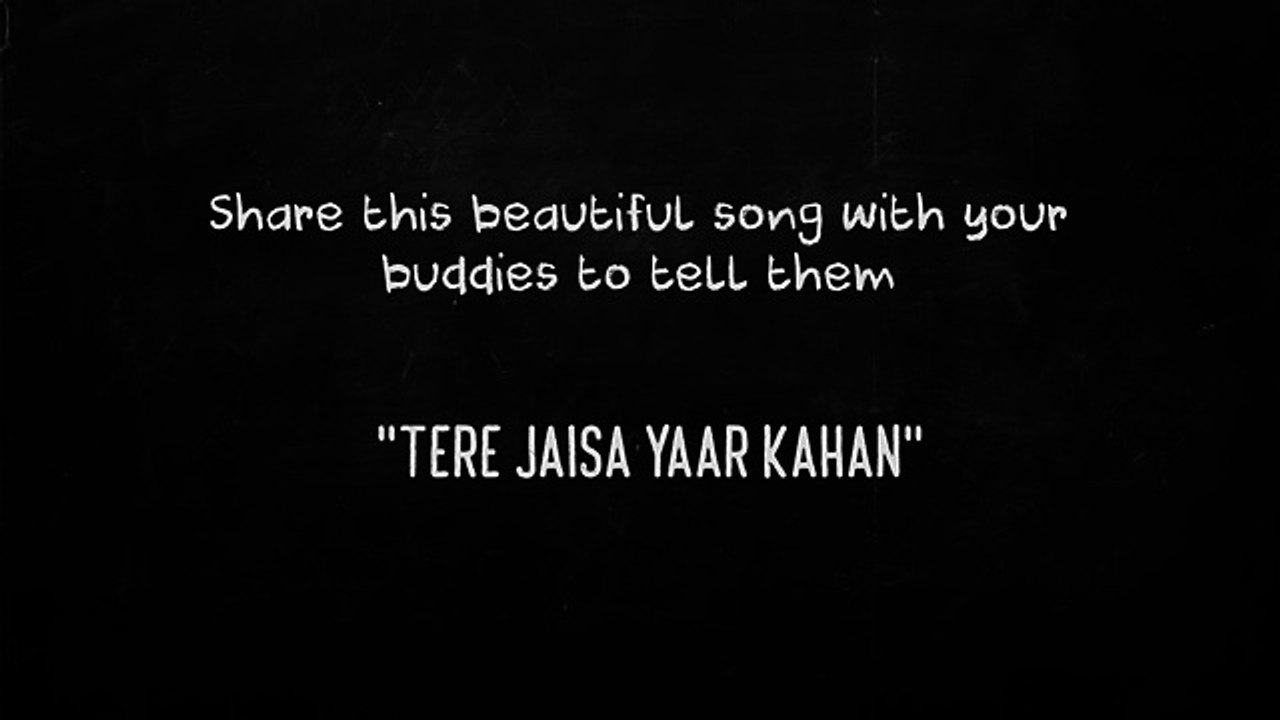 Tera Jaisa Yaar Kahan - Rahul Jain - Yaara Teri Yaari - Yaarana - Kishore Kumar - Cover