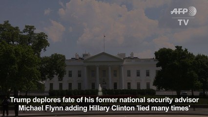 Trump says he feels 'very badly' for Flynn