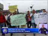 Reclamo de militantes ex combatientes del Cenepa