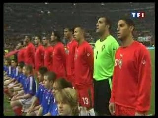 HYMNE NATIONAL MAROCAIN AU STADE DE FRANCE