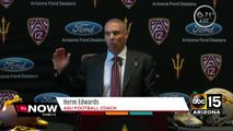 ASU introduces new football   head coach Herm Edwards at presser