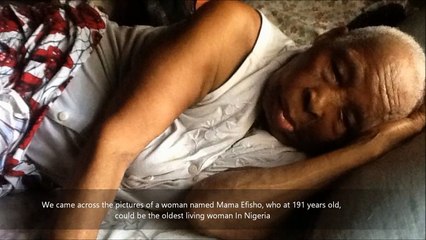 Meet Nigeria’s Oldest Woman Alive At 191 Years - Mama Efisho