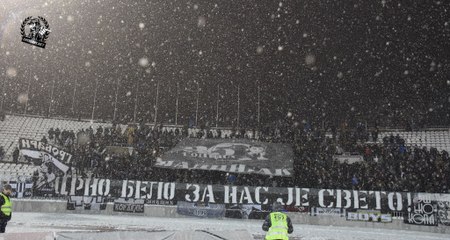 PADINJAK 35 GODINA / CRNO -BELO ZA NAS JE SVETO ! | Partizan - Vojvodina, 03.12.2017.