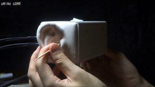 ASMR | 爪楊枝耳かき | Ear Cleaning Tooth Pick | SR3D