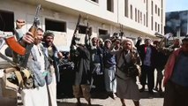 Yemeni Houthi rebels celebrate ex-president Saleh death