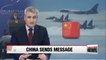 China conducts aerial drills over West Sea and East China Sea