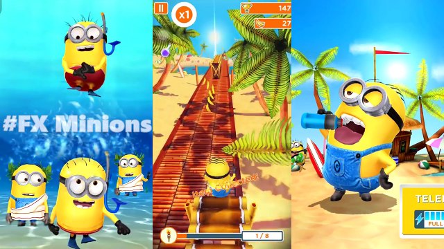 Despicable Me - Minion Rush Athenian costume in Olympic Rio 2016 Special mission-keGYnggYqoE