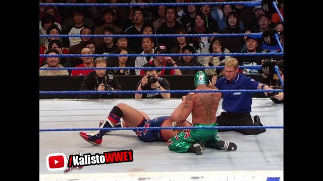 WWE Kurt Angle Vs. Rey Mysterio - Smackdown February 10, 200(00h11m07s-00h16m41s)