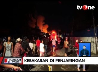 Kebakaran Besar Hanguskan 20 Bangunan di Pejaringan